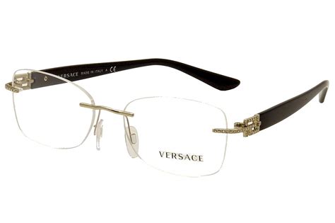 versace frames for cheap|versace rimless eyeglasses.